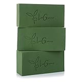 LaGreen Blumensteckschaum 3er Pack - Steckmasse Steckschwamm für Frischblumen,...