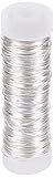 Rayher 2405522 Schmuck-Häkeldraht, silber, 0,30 mm ø, Spule 50 m,...