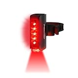 FISCHER Fahrrad LED-Akku Rücklicht Twin Stop, mit 360° Bodenbeleuchtung und...