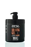 Zenix Rasiergel Männer Fresh 1000ml - Herren Rasier-gel transparent - barber...