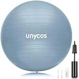 unycos - Gymnastikball 75 cm Sitzball Trainingsball für Yoga, Fitness,...