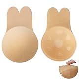 Klebe BH Push up Rückenfrei Nippelpads Unsichtbar Trägerloser Große Brust,...
