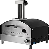 Heidenfeld Gas Pizzaofen Venezia | Gasofen - 500°C - Pizza Ofen - Pizzamaker -...