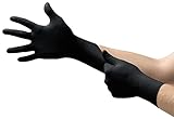 Ansell Microflex 93-732 Einmalhandschuhe Latexfreie, Schwarze Nitrilhandschuhe...