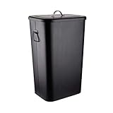 BUTLERS Universaltonne BINSTER - 41 Liter Mülltonne aus Metall mit abnehmbarem...