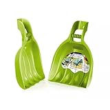 Prosperplast 2er Set Laubkrallen IGLIS1, grün – praktische Gartenhandgeräte...