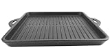 GARDINGER Grillplatte Guss für einflammige Universal-Kartuschen Kocher + Rocket...