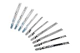 Bosch Professional 10tlg. Stichsägeblatt Set Basic for Wood and Metal (für...