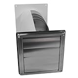 VentilationNord Mauerkasten 150 mit 2 Rückstauklappen für Dunstabzug |...