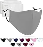 LUFTTY Premium Maske grau | Community Maske mit Filter | Behelfs Mundschutz...