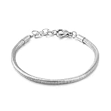ZOWEXIQ Armband Damen Silber 925 Karabinerverschluss DIY Armband mit Charms...