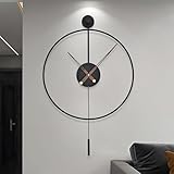 Moderne dekorative Pendel-Wanduhr für Wohnzimmer, Küche, Büro, Schlafzimmer...