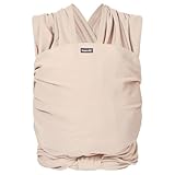 Hoppediz Elastisches Baby-Tragetuch - für Neugeborene ab Geburt (2-9 kg) - aus...