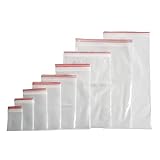 TM Maxx 100 Stück Druckverschlussbeutel Kunststoff 40 Größen wählbar 6x8cm...