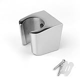 0XBIT Duschkopf Halterung, Brausehalter aus Zinklegierung Silber, Wandmontierte...