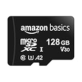 Amazon Basics MicroSDXC-Speicherkarte, 128 GB, mit SD-Adapter, A2, U3, 100 MB/s...