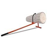 Fällheber 130 cm, Holzheber Brennholz mit Haken für Holzstämme mit einem...