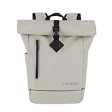 Travelite Rolltop Rucksack wasserfest, Fahrradrucksack, Freizeitrucksack mit...