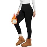 Missluck Thermo Leggings Damen Gefüttert Thermoleggings Verdickte Plüsch...