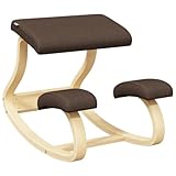 vidaXL Kniestuhl, Kniehocker mit dicken Posltern, Ergonomischer Stuhl 120 kg...