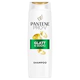 Pantene Pro-V Glatt & Seidig Shampoo 500ml für Krauses, Stumpfes Haar. Reinigt...