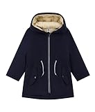 Petit Bateau Mädchen Parka, Blau Smoking, 10 Jahre