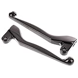 MZA Set: Handhebel - Aluminium massiv, Brems- und Kupplungshebel - Schwarz -...