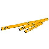 STABILA CLASSIC SET 70, 3-teiliges Wasserwaagen-Set: 100 cm, 60 cm, 40 cm,...