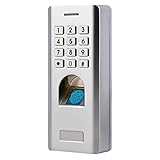 Fingerabdruck Zugangskontrolle, Metall Fingerprint Codeschloss Zutrittskontrolle...