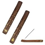 XURJUMI 2 Stück Räucherstäbchen Halter Holz, Räucherstäbchen Halter,...