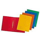 Herlitz Schnellhefter A4 Karton Quality, gefaltet, sortierte Farben, 10 Stück