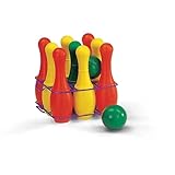 Rolly Toys Kegelspiel (9 teiliges Kegelspiel mit 2 Kugeln, Bowling Spiel,...