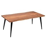 Riess Ambiente Massiver Couchtisch Organic Living 110cm Akazienholz mit...