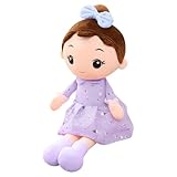Kuschelpuppe Weiche Stoffpuppe, 45CM Mädchen Plüschpuppe Gefüllte Puppen mit...