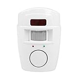 Infrarot Bewegungsmelder, Wireless PIR Einbruchmeldeanlage mit 1 Infrarotalarm +...