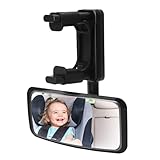 Rücksitzspiegel für Babys, 360° Drehbar Auto Spiegel für Baby, Spiegel Auto...