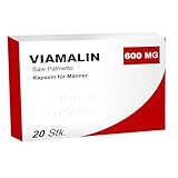 VIAMALIN - 600 Milligramm für Männer - Sofort & Standfest - 20 Kapseln...