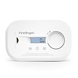 FireAngel FA6812 Kohlenmonoxid Melder, Tragbarer CO Melder mit LCD Anzeige –...