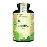 Bio Moringa Kapseln vegan 1800 mg/Tag - 270 Stück für 90 Tage ohne Zusätze -...