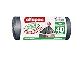 Alfapac - 10 Müllbeutel, 40 l, mit Zugband, sehr robust, große Öffnung, 2...