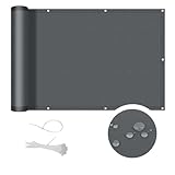 COOL AREA Balkon Sichtschutz 90x300cm Balkonverkleidung UV-Schutz PES...