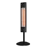 CH1800 RE Infrarot Standheizstrahler - 1800W, Höhenverstellbar, 4 Heizstufen,...