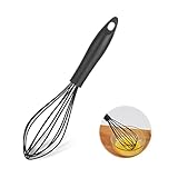 Schneebesen Kitchen Whisk, Lebensmittelechtes Silikon Antihaftbeschichtete...