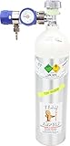 1,8-Liter Sauerstoffflasche mit Druckminderer/Druckregler MEDISELECT 25 02 D KL...