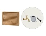 GARANTIA Woody Regentonne Komplett-Set 350 Liter Lightwood inkl....