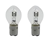 ShuoHui 2 Stück S2 6V 35/35W BA20d Biluxbirne KFZ Speziallampe NEU im...