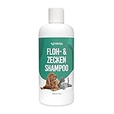 Petsly® Floh & Zecken Hundeshampoo mit Teebaumöl & Katzenshampoo - 500ml -...