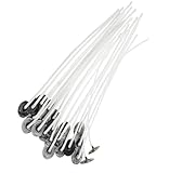 Senda 25 Stück Kerzendochte, vorgewachst, lange Dochte für die...