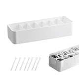 DoocliB Kabel Organizer Box,ohne Abdeckung,Datenkabel Organizer Weiß mit...