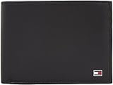 Tommy Hilfiger Herren Geldbeutel Eton mit Münzfach, Schwarz (Black),...